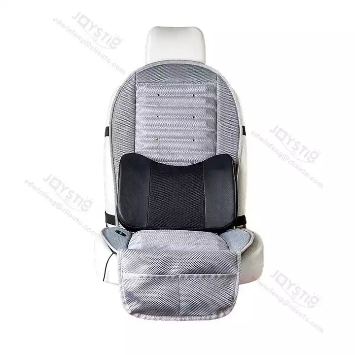 12V Massage Lumbar Support Cushion Car Seat Support Back Rest Pillow Vibration Health Lumbar Support For Home and Office