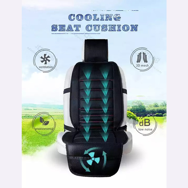 Breathable Cooler seat cushion 24V & 12V Summer Cooling Car Seats Cover With Fan