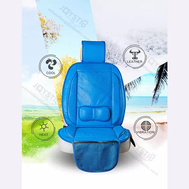 Multi-Function 3in1 Leather Car Cushion Seats Car Seat Cooling Cushion, Car Seat Heat Cushion, Car Seat Massage Cushion