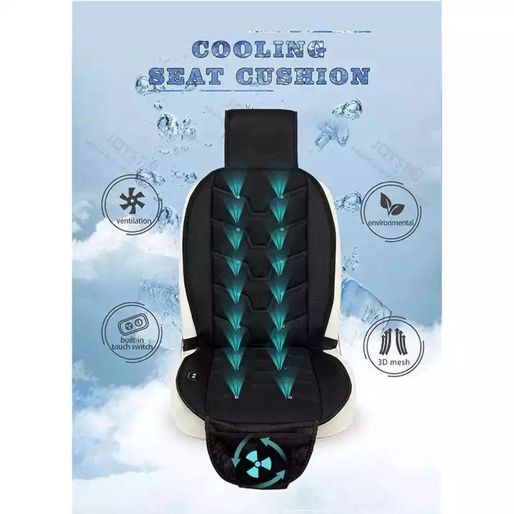 Universal Summer 24V & 12V Cooling Car Seat Cushion With Fan