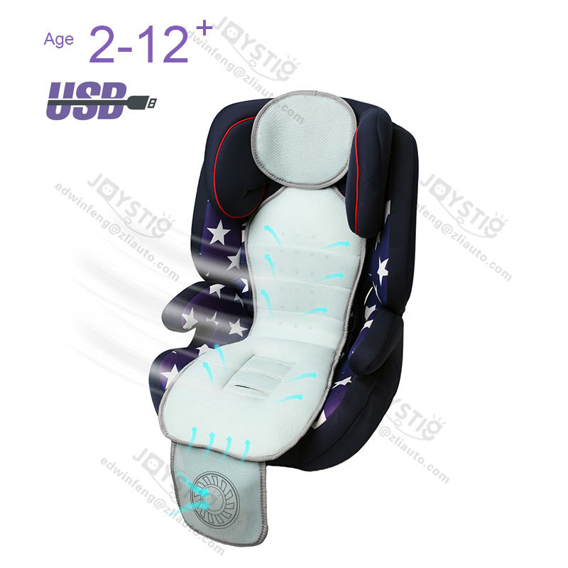 5V USB 3D Mesh Baby Cooling Seat Cushion Cover With EPA Filter