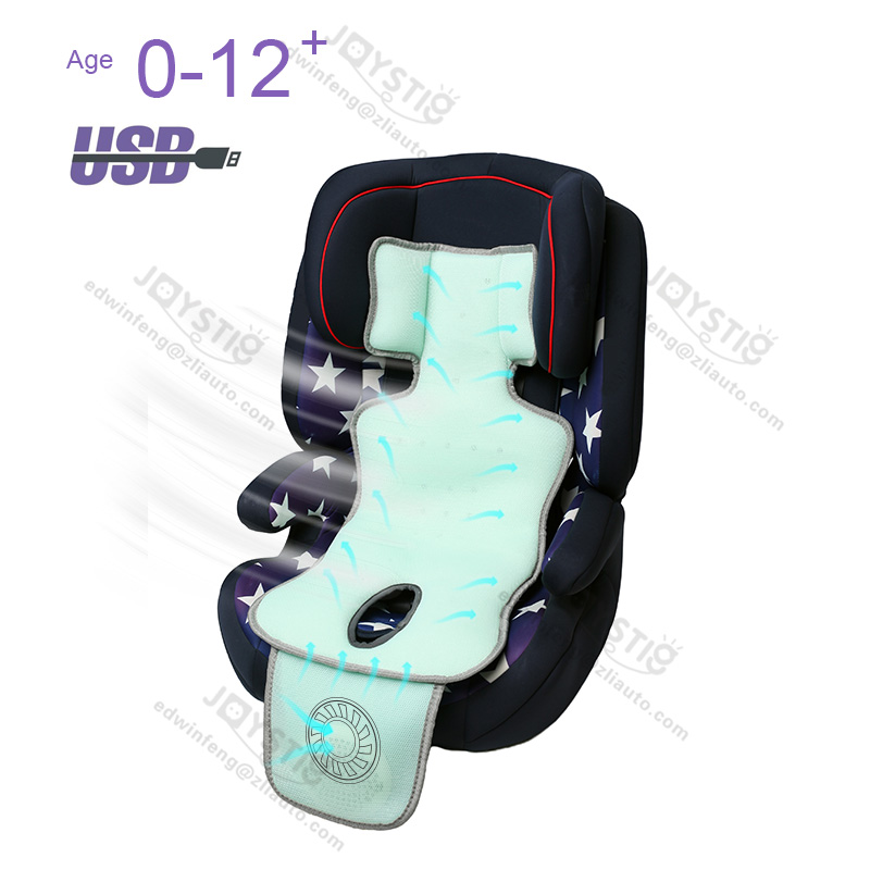 5V USB 3D Mesh Baby Cooling Seat Cushion Cover With EPA Filter